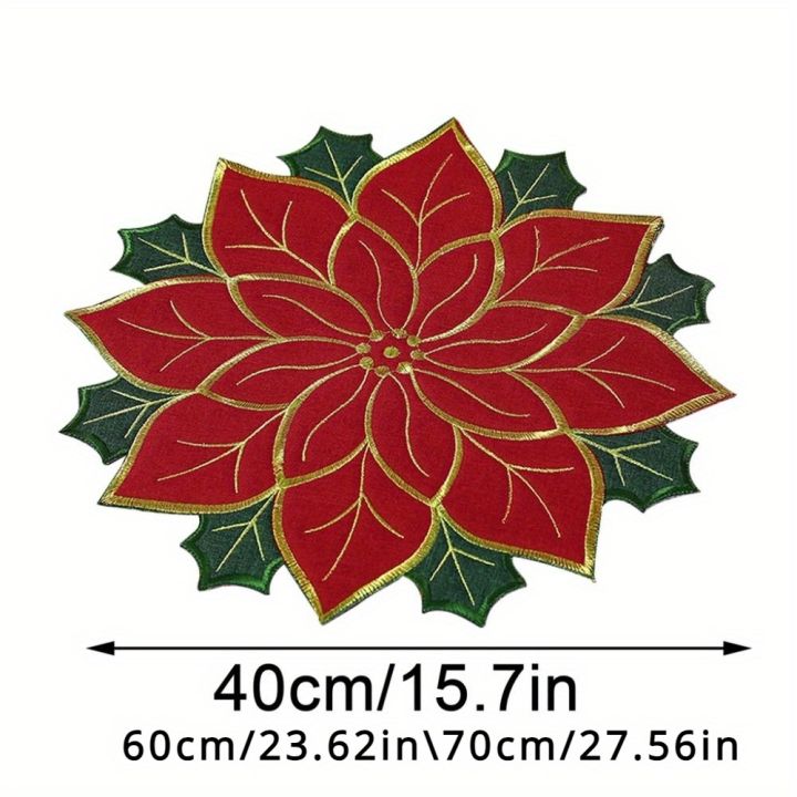 Red%20Snowflake%20Drink%20Coaster%20New%20Year%20Christmas%20Decoration%20Felt%20Dish%20Tray%20Pad%20Dinner%20Table%20Accessory%20Dinnerware%20Cup%20Mat%20-%20Image%206