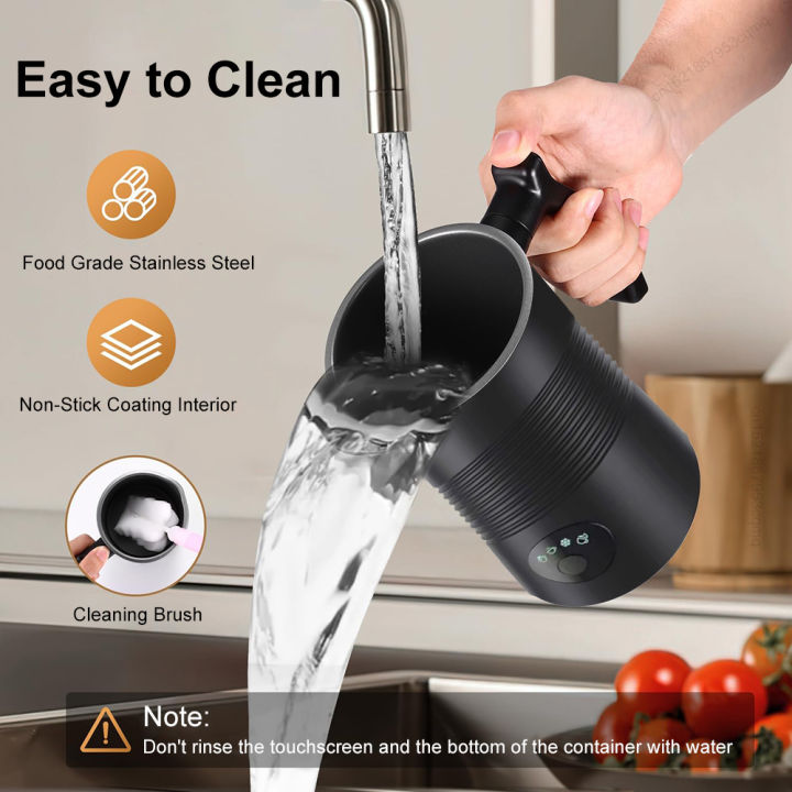 Electric%20Milk%20Frother%20Milk%20Foam%20Machine%20For%20Coffee%20Cappuccino%20Latte%204%20in%201%20Hot%20and%20Cold%20Foam%20Maker%20Automatic%20Milk%20Frother%20Foamer%20-%20Image%207