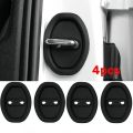 4PC Car Door Silicone Protective Cover Door Lock Silent Anti-collision Shock-absorbing Buffer Suitable Most car models Door Trim. 
