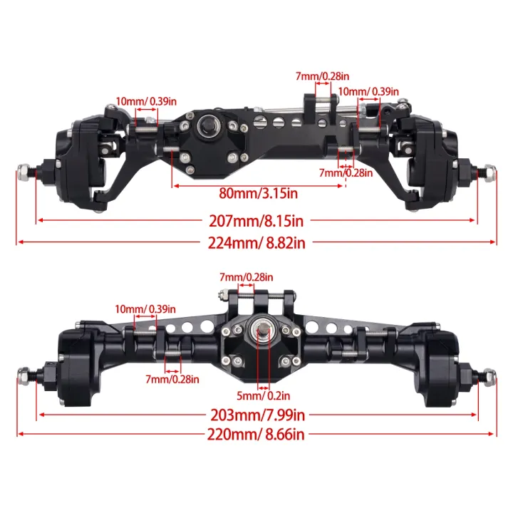Machined%20Aluminum%20Front%20and%20Rear%20Portal%20Axle%20for%201/10%20RC%20Crawler%20Vanquish%20VS4-10%20Phoenix%20F10%20LCG%20Chassis%20Upgrade%20Parts%20-%20Image%203