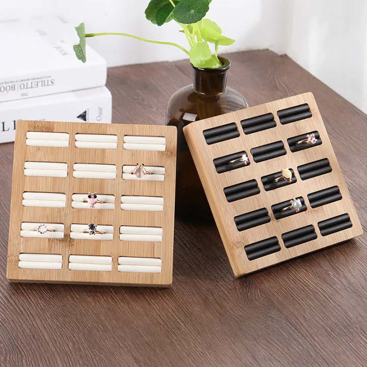 Bamboo%20And%20Wood%2015-Position%20Ring%20Display%20Tray,%20Jewelry%20Display%20Tray,%20Earrings,%20Bracelets,%20Ring%20Storage%20Tray,%20Display%20Props%20-%20Image%202