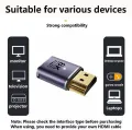 1Pcs HDMI-compatible Adapter Converter UHD2.1 8K 60Hz 4K 120Hz 48Gbps Male To Female with Indicator Light Same Screen/Expansion. 