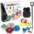 BEY X UX-10 Customized Set with Ripcord Launcher Set Gyro Spinning Toy Battle Top Kit . 