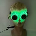 New Cool Cyberpunk Style Glasses Glowing Party Decor Luminous LED Sunglasses Lighting Up Bar Rave Music Dancing Party.