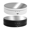 Electric Rotating Base Display Stand 3 Speeds 360 Degree Turntable Jewelry Holder USB/Battery Powered Rotating Tray. 