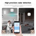 Wifi/Zigbee 24G mmWave Radar Human Presence Sensor Static Motion Detector With Light Distance Detection For Smart Life Tuya APP. 