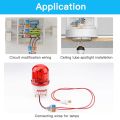 14pcs Electrical Wire Compact Quick Connect Connectors, Lever Wire Nut Connector Terminal Assortment for 28-12 AWG, 2 in 4 Out. 