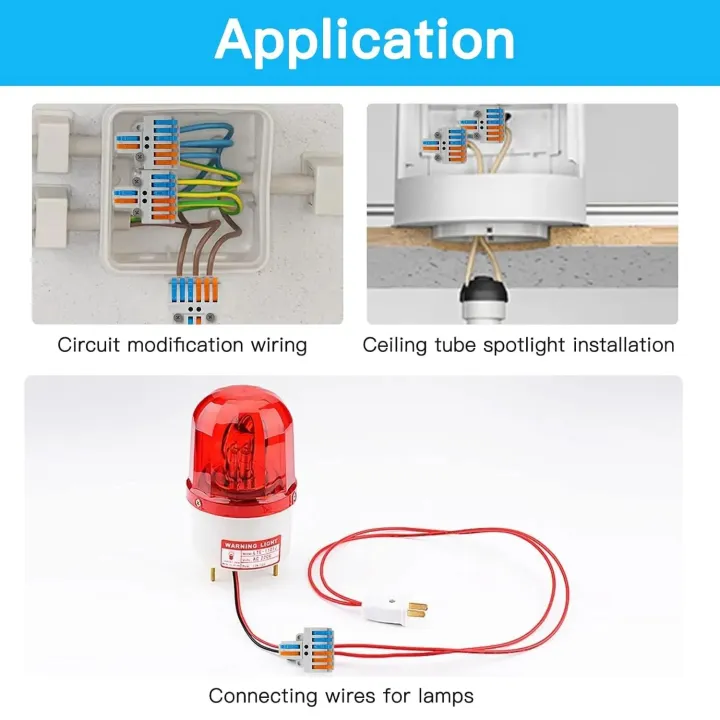 14pcs%20Electrical%20Wire%20Compact%20Quick%20Connect%20Connectors,%20Lever%20Wire%20Nut%20Connector%20Terminal%20Assortment%20for%2028-12%20AWG,%202%20in%204%20Out%20-%20Image%202
