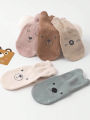 5 Pairs of Baby Floor Socks for All Seasons Kidsren's Non-Slip Baby Toddler Socks Soft Bottom Indoor Cute Boys and Girls Socks.