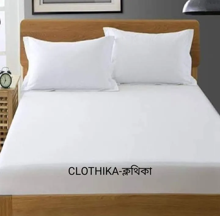 Solid%20Colour%20Twill%20Cotton%20Bedsheet%20king%20size%20(8feet/7.5feet)%20with%202%20pillows%20cover%20for%20Home%20decorations%20-%20Image%209