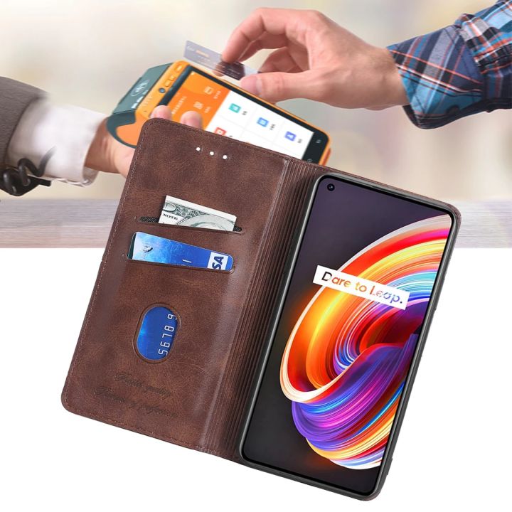 Logo%20embossed%20Book%20Style%20Cover%20for%20Realme%20C65%20C67%20C55%20C53%20C51%20C35%20C33%20C31%20C30%20C21Y%20C25Y%20C25%20C21%20Magnetic%20Leather%20Flip%20Case%20-%20Image%207