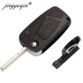jingyuqin Flip Folding Remote Car Key Case Shell Cover Fob For FIAT Iveco Punto Ducato Stilo Panda Idea Doblo Bravo 2/3 Buttons.
