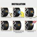 PKWKS New Car Tire Repair Kit Puncture Plug Tools Tyre Puncture Emergency for Tire Strips Stirring Glue Repair Tool Kit.