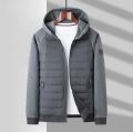 Men's Stylish Hooded Down Jacket 90% Goose Down Short Youth Coat High Quality Fashion Autumn Winter Regular Fit. 