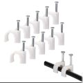 Cable Clip 25mm 1 Inch 10 Pcs For Pipe Holder Kati Killa Nail. 