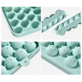 25 Grids Silicone Ice Grid Ball Ice Cube Mold with Cover Ice Storage Box Easy to Demould Bar Home Party Kitchen Tools. 