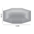 Car Sunshade, Roof Sunshade, Outdoor Parking Shed, Folding Rainproof and Rain Proof Small Car SUV Umbrella Style Car Tent. 