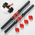 Dumbbell Rod Connectors Set,Universal Dumbbell Handle Fix, Excludes Weight Plates - Ideal for Gym Enthusiasts & Weightlifters. 