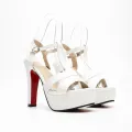 Mellowco 4.5-inch high heel platform shoes call me Camellia 18-9620. 
