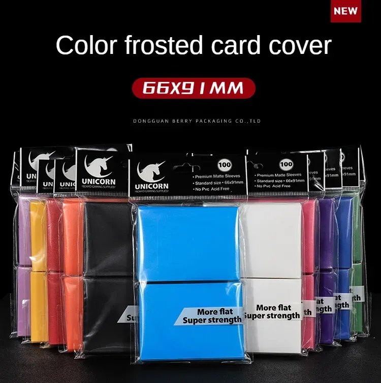 100PCS Matte Standard Size Card Sleeves 66x91mm TCG Trading Cards Protector  For Tarot Shield Board Games Magical Cover PKM | Daraz.com.np