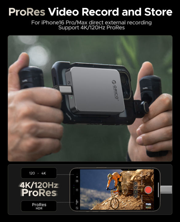 ORICO%20Magnetic%20Portable%20SSD%204K%20120%20fps%20ProRes%20HDR%20Record%20and%20Store,%20Up%20to%20460MB/s%20for%20iPhone%2015%2016%20Pro%20Max%20Portable%20Solid%20State%20-%20Image%204