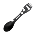 10 in 1 multifunctional outdoor camping survival fork spoon kitchen wrench bottle opener spoon outdoor accessories tool.