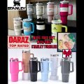 Stanley Tumbler 40 Oz. 1200ML Stanley Cup. Stainless Steel Vacuum Insulated Tumbler mugs with straw. Leak Proof Water bottle. Stanley Quencher. Water Tumbler. Travel Bottle. Hot and Cold Beverages.  Thermos Travel Mugs Coffee Mug Gym Mug Driving Cup. 