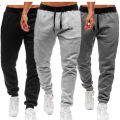 Men's Athletic Trainning Joggers Casual Loose Fit Sweatpants Spring Fall Fleece Lined Pants Elastic Waist Drawstring Trousers.