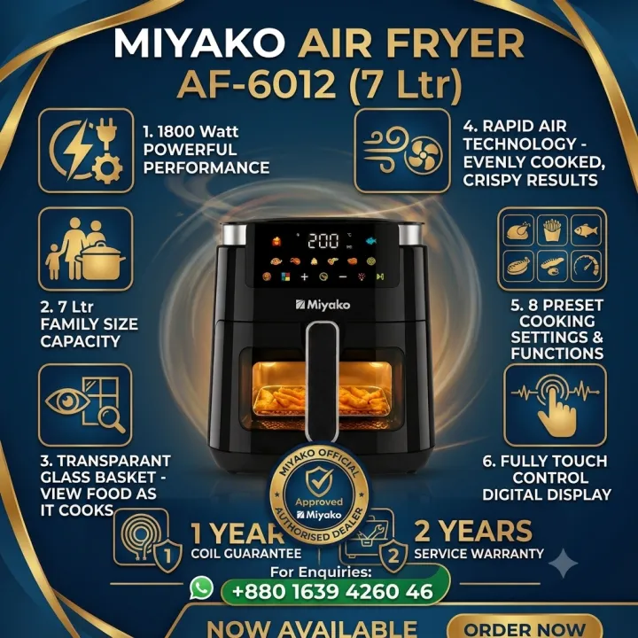 Miyako%20Air%20Fryer%207%20Liter%20%20AF-6012%20Digital%20Touch%20Control%20Panel%20-%20Image%203