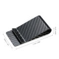 Minimalist Carbon Fiber Money Clip Wallet Credit Card holder Clips For men women Portable Money Clip Carbon Fiber Holder. 