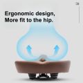 Oversized Bike Seat Comfortable Replacement Bike Saddle Extra-Large Soft Bike Saddle Waterproof Universal Fit Women and Men. 