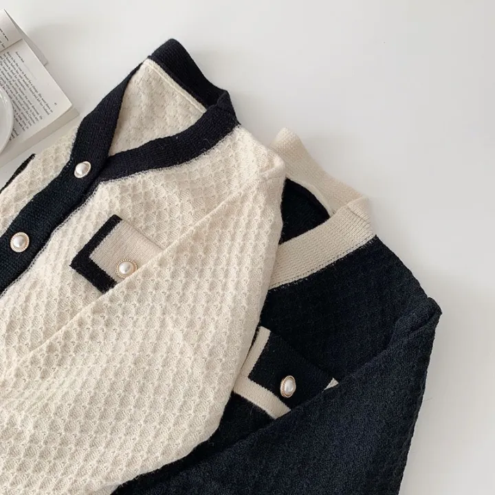 Women's%20Korean%20Fashion%20New%20Korean%20Loose%20Long-sleeved%20Knit%20Sweater%20Cardigans%20Outwear%20Coat%20-%20Image%202