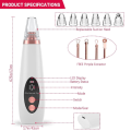 Rechargeable Device for Removing Blackheads and Whiteheads for Men and Women. 