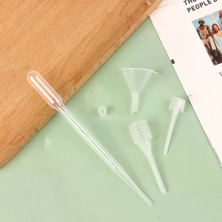 5Pcs Perfume Refill Tools Set Plastic Diffuser Straw Dropper Funnel ...