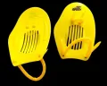 swimming hand fins. 
