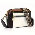 Stylish Large Capacity PU Square Crossbody Bag Multi-Functional Casual Shoulder Bag for Women's Travel, Shopping Styling Outfits. 