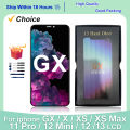 GX OLED For iPhone X XS Max Display 13 LCD Ture Tone 3D Touch Screen For iPhone 11 12 Pro Max 12 Mini LCD 14 Pro Max Pantalla. 