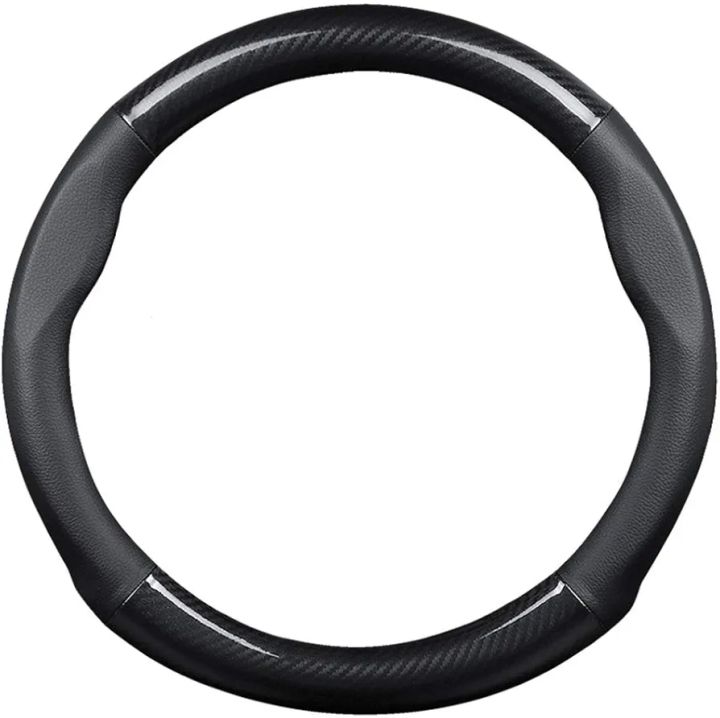 Universal%20Car%20Steering%20Wheel%20Cover%20Carbon%20Fiber%20with%20synthetic%20Leather%20-%20Image%203