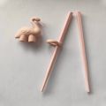 Animal Training Chopsticks for Kids and Beginners Reusable Children Eat Helper with Adjustable Finger Holders.