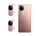 Vivo V40E 9H Flexible Back Camera Lens Protector 2 Pcs Transparent Nano Glass Sheet. 