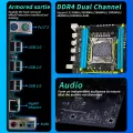 MUCAI X99-P4X1 Motherboard LGA 2011-3 Kit Set With DDR4 16GB(2*8GB) 2666MHz RAM Memory And Intel Xeon E5 2630 V4 CPU Processor. 