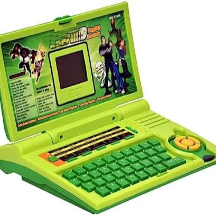 Ben 10 English Learner/Education Laptop for Kids 20 Activities (Green) By Toys Trend