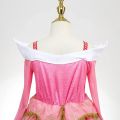 Girls Sleeping Beauty Aurora Princess Halloween Cosplay Dress Off Shoulder Kids Gift Carnival Party Fancy Princess Clothing. 