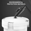 Aquarium Filter Bucket Quiet External Canister with Sponge Replacement Accessory. 