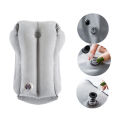 PVC Inflatable Air Travel Pillow Portable Headrest Chin Support Cushions for Airplane Plane Car Office Rest Neck Nap Pillows. 