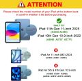 Tempered Glass Screen Protector For Apple iPad (2022 2025) (11th 10th generation) A16 A2777 A2757 A3355 A3356. 