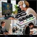 Mini Macro Mechanical Keyboard 4 Keys USB Wired RGB Gaming Custom Programming Portable Keypad Hot Swap Switch for Photoshop. 
