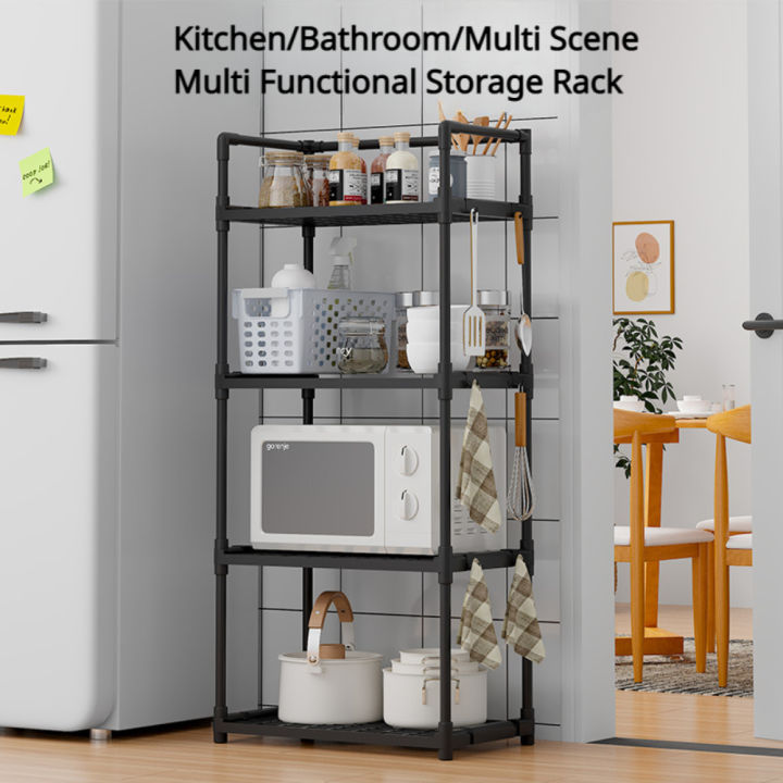 4/5/6 Layer Kitchen Racks MultiLevel Household Storage Shelves Standing Organize Shelf Bathroom