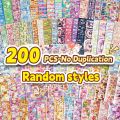 20-1000 PCS Cute Stickers Kawaii Cartoon Laser Sticker No repeat for Diary Kid DIY School Students Decoration Stationery.