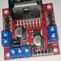L298N H-Bridge Motor Driver Module. 